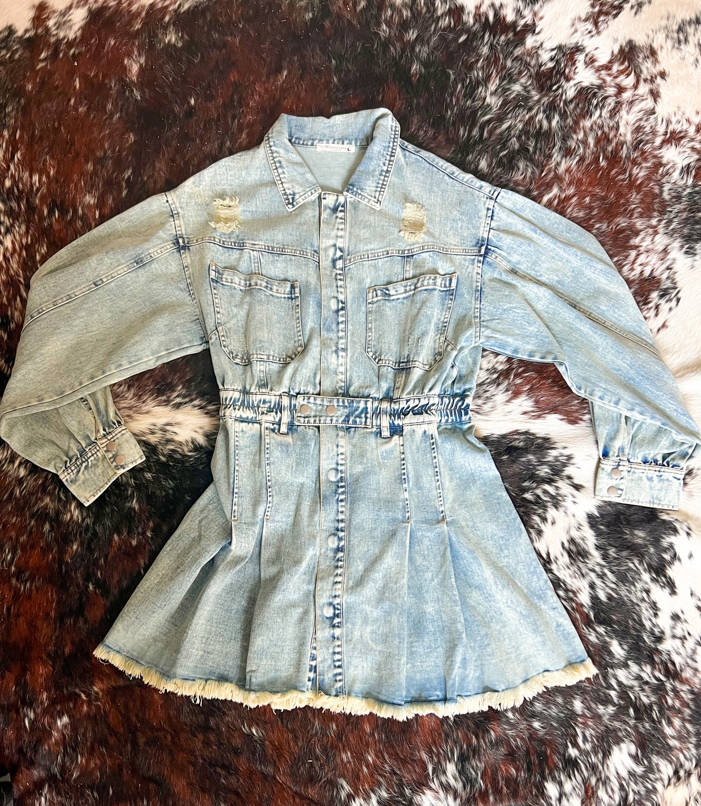 This Kiss Denim Dress