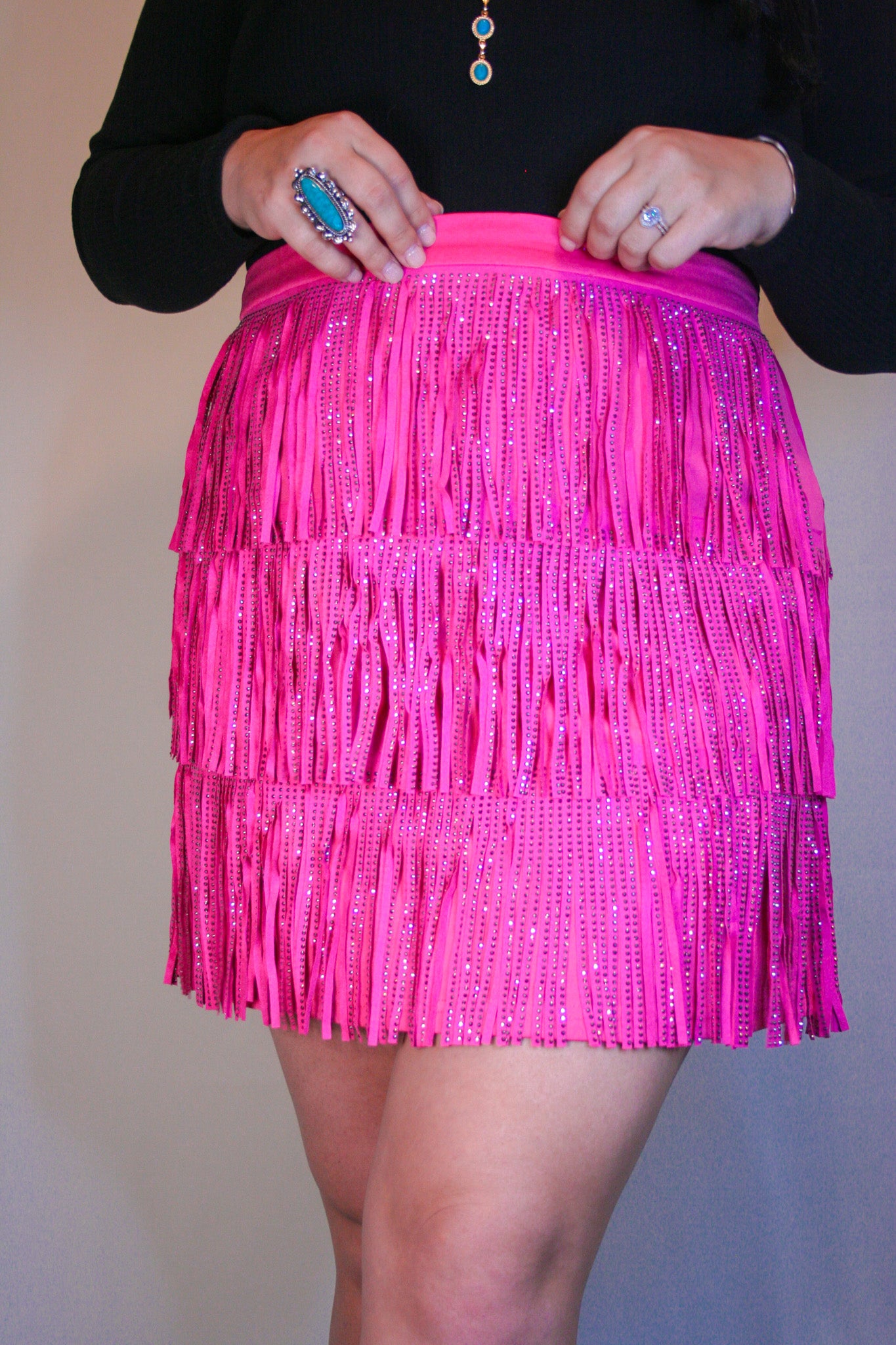 Wildcard Fringe Skirt