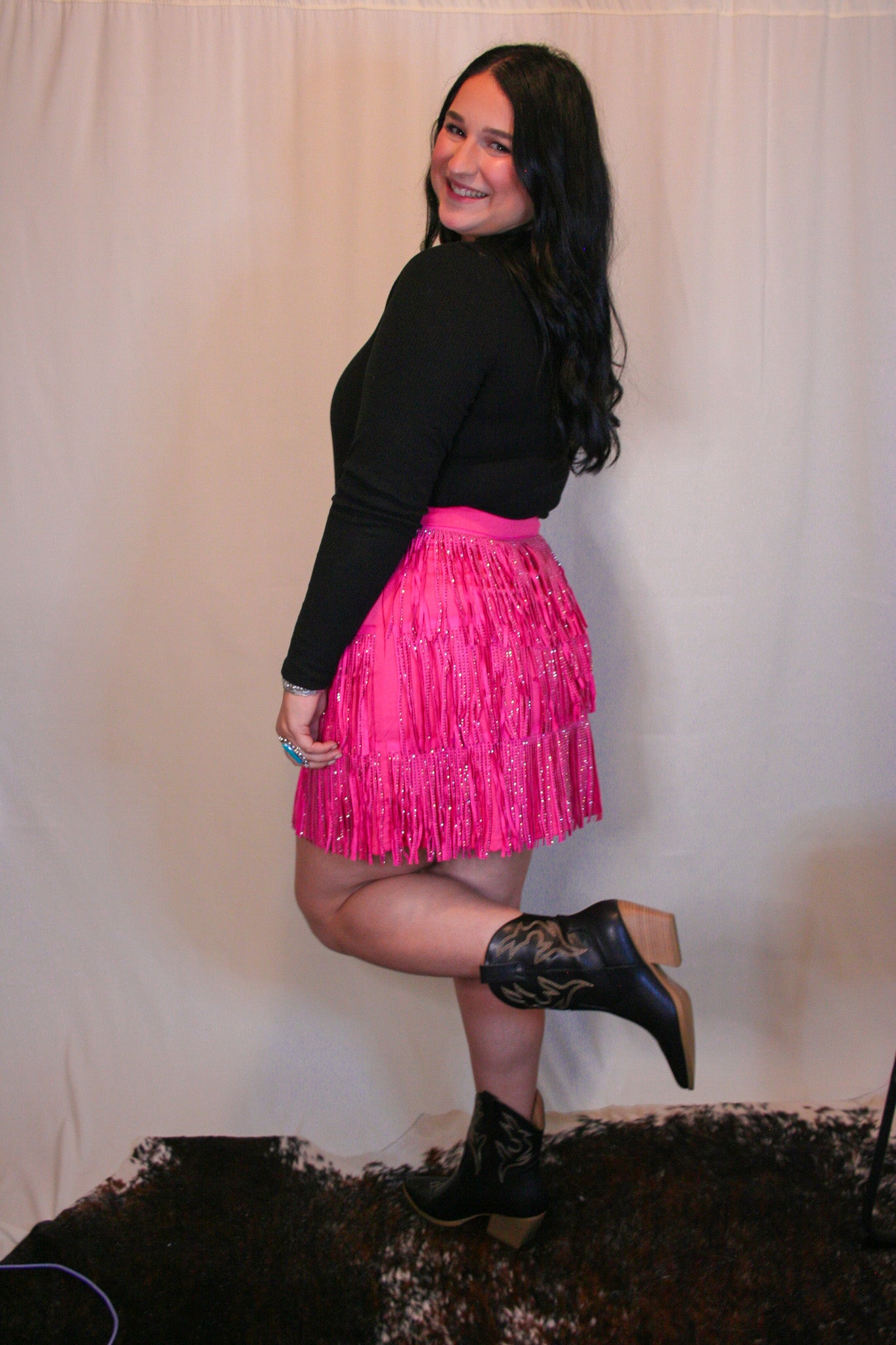 Wildcard Fringe Skirt