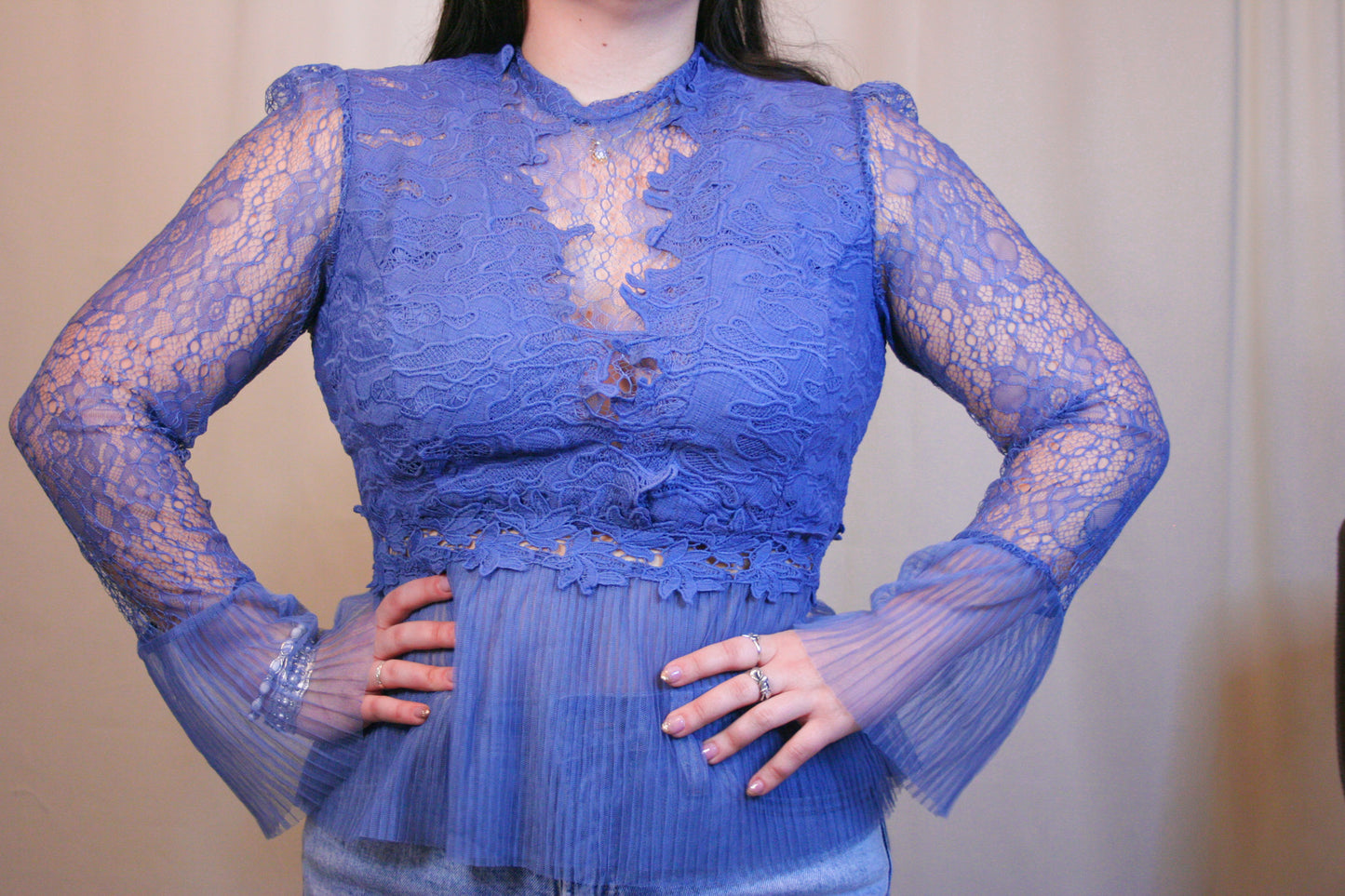 Bluebonnet Lace Blouse