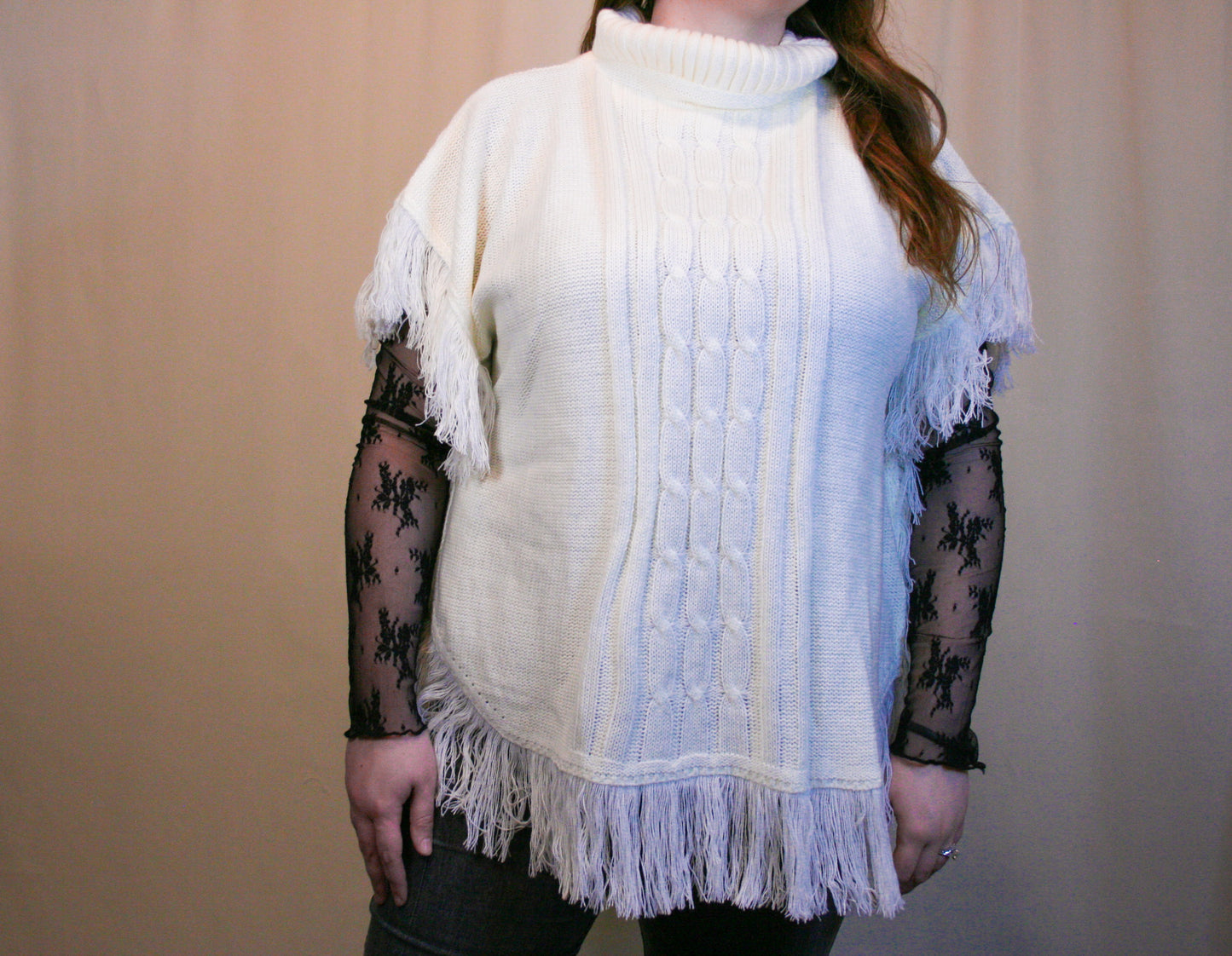 Haley Poncho Sweater